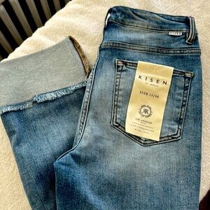 WOMENS RISEN CUFFED JEANS SIZE 11/30